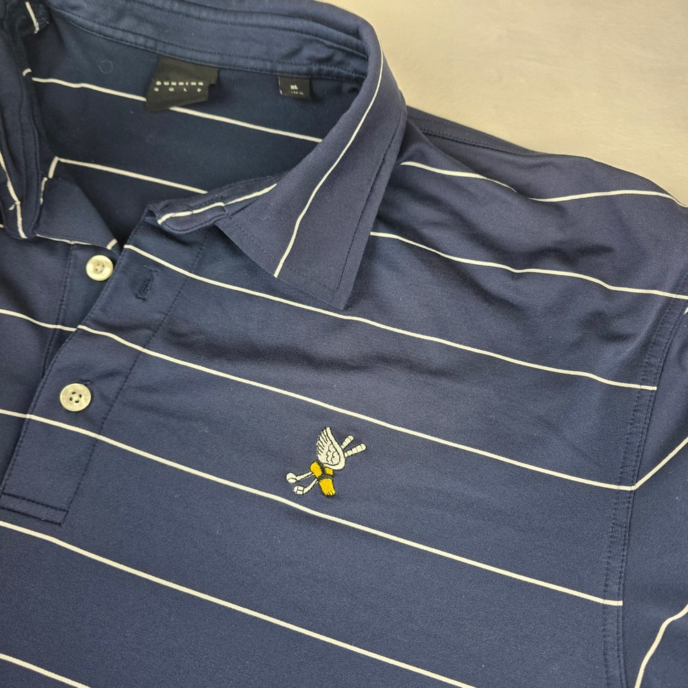 Dunning Golf Polo Winged Foot Golf Club Shirt XL‎ Striped Menswear